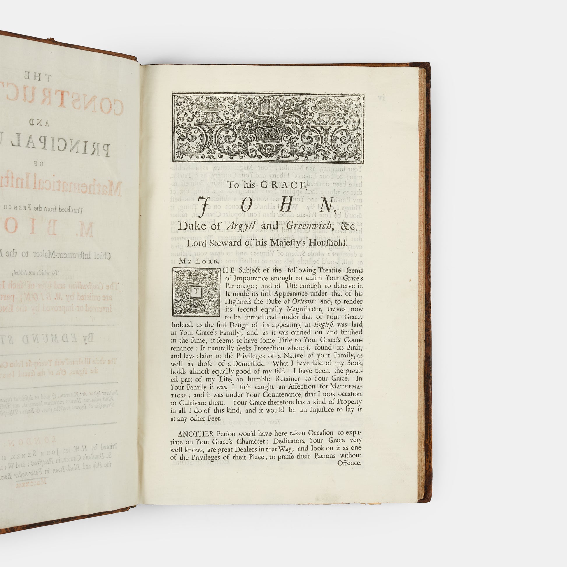 First English language edition of the most famous book of its type, Nicolas Bion's Construction & Principal Uses of Mathematical Instruments, published in 1723.