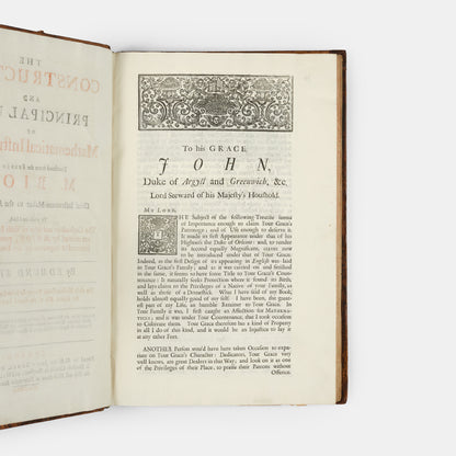 First English language edition of the most famous book of its type, Nicolas Bion's Construction & Principal Uses of Mathematical Instruments, published in 1723.