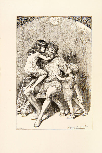 Sylvie and Bruno by Lewis Carrol, with 'Concluded', illustrated by Harry Furness, dreamlike and fantastic. It includes elements of fairy tales 