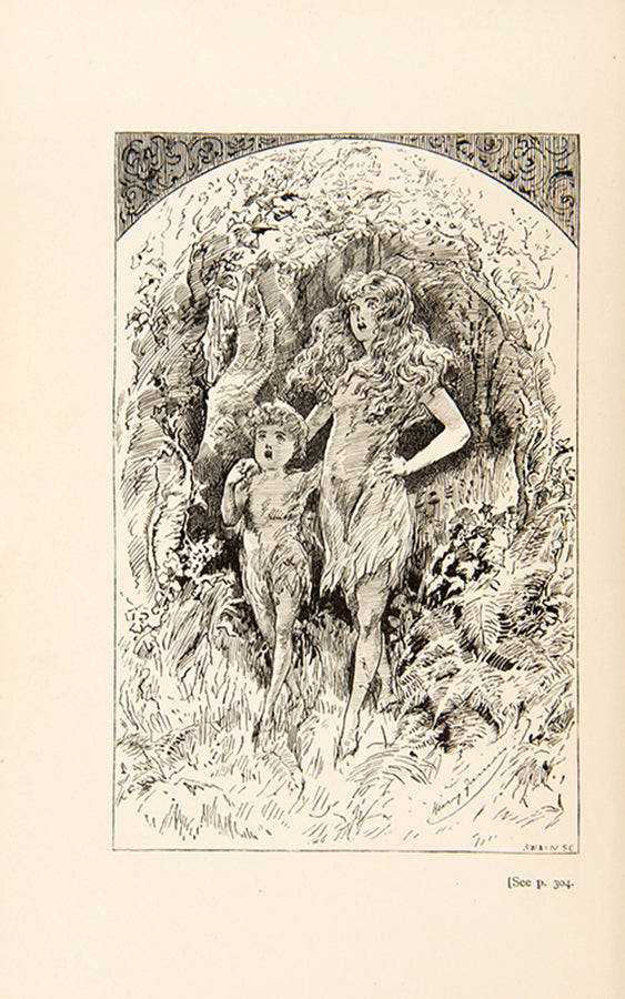 Sylvie and Bruno by Lewis Carrol, with 'Concluded', illustrated by Harry Furness, dreamlike and fantastic. It includes elements of fairy tales 