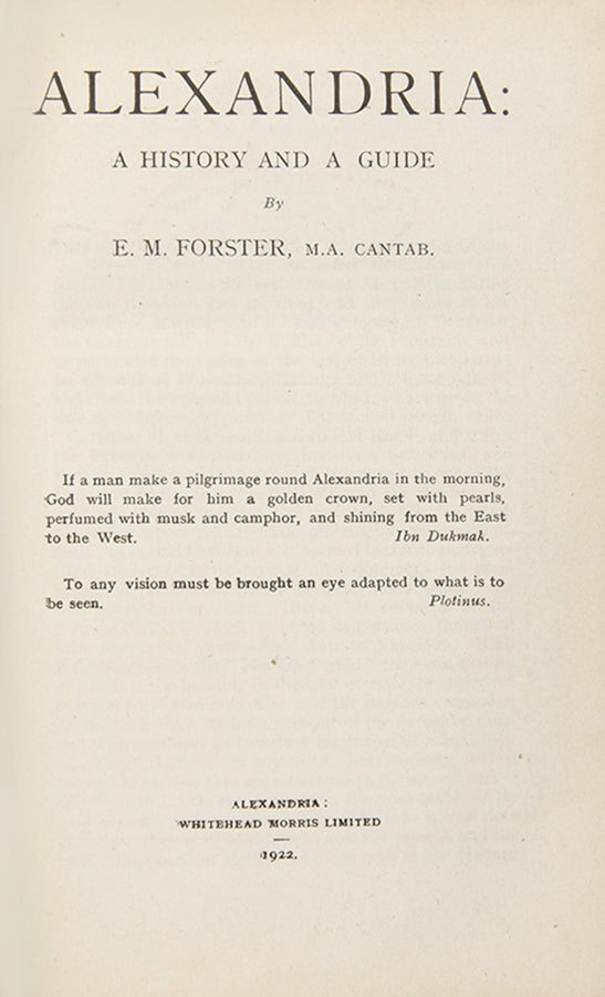 Forster wrote his book in two thematically distinct parts, the first devoted to the city's history, the second to a more conventional, Baedeker-like series of walks through neighbourhoods and museums, as well as excursions ranging outside the city