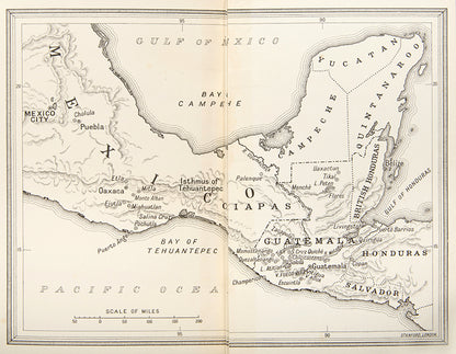 First UK edition of Aldous Huxley's Beyond the Mexique Bay, his classic travel account of his journey from Trinidad to the Mayan ruins in Honduras and Guatemala.