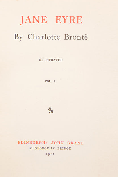 First issue of popular edition from 1911. handsomely bound, VG, replete with illustrations in each volume, with the distinctive Art-Nouveau gilt decoration