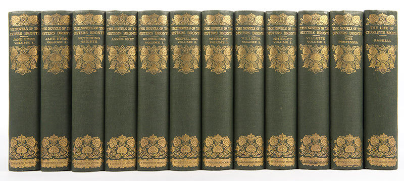 First issue of popular edition from 1911. handsomely bound, VG, replete with illustrations in each volume, with the distinctive Art-Nouveau gilt decoration