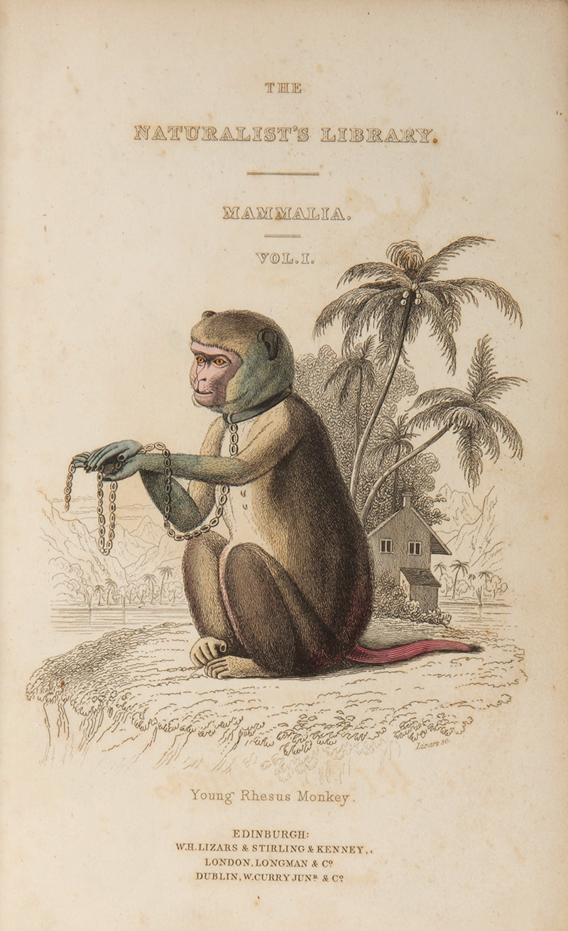 First edition of The Naturalist's Library by William Jardine, full set of 40 volumes.