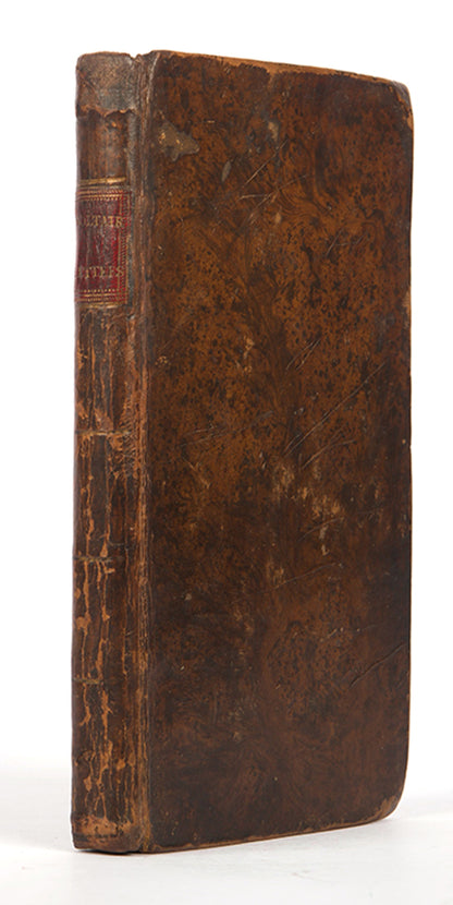 An early Glasgow edition of Voltaire's Letters Concerning the English Nation, precipitated by his exile to Great Britain in 1726