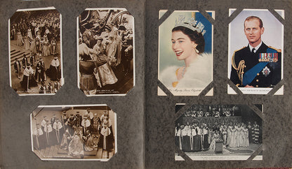 [An Album of photographic Postcards of Queen Elizabeth II]