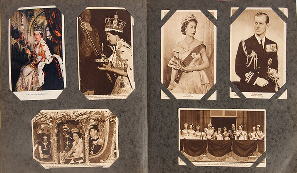 [An Album of photographic Postcards of Queen Elizabeth II]