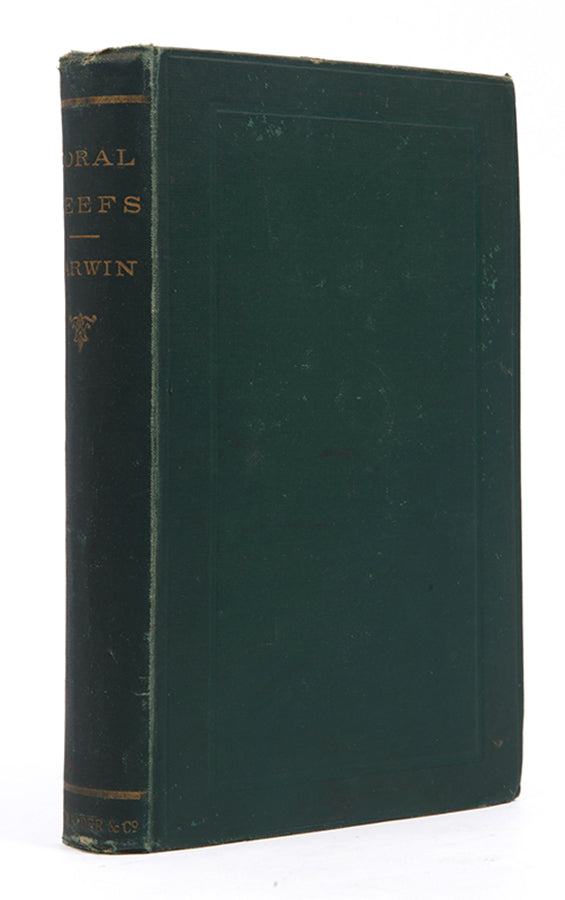 Second edition of one of Charles Darwin's earliest books, The Structure and Distribution of Coral Reefs, uncommon in the original binding.