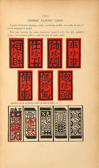 First edition of J.D. Vaughan's The Manners and Customs of the Chinese of the Straits Settlements, a wonderfully well preserved book on the everyday habits and behaviours of the large Singapore Chinese population.