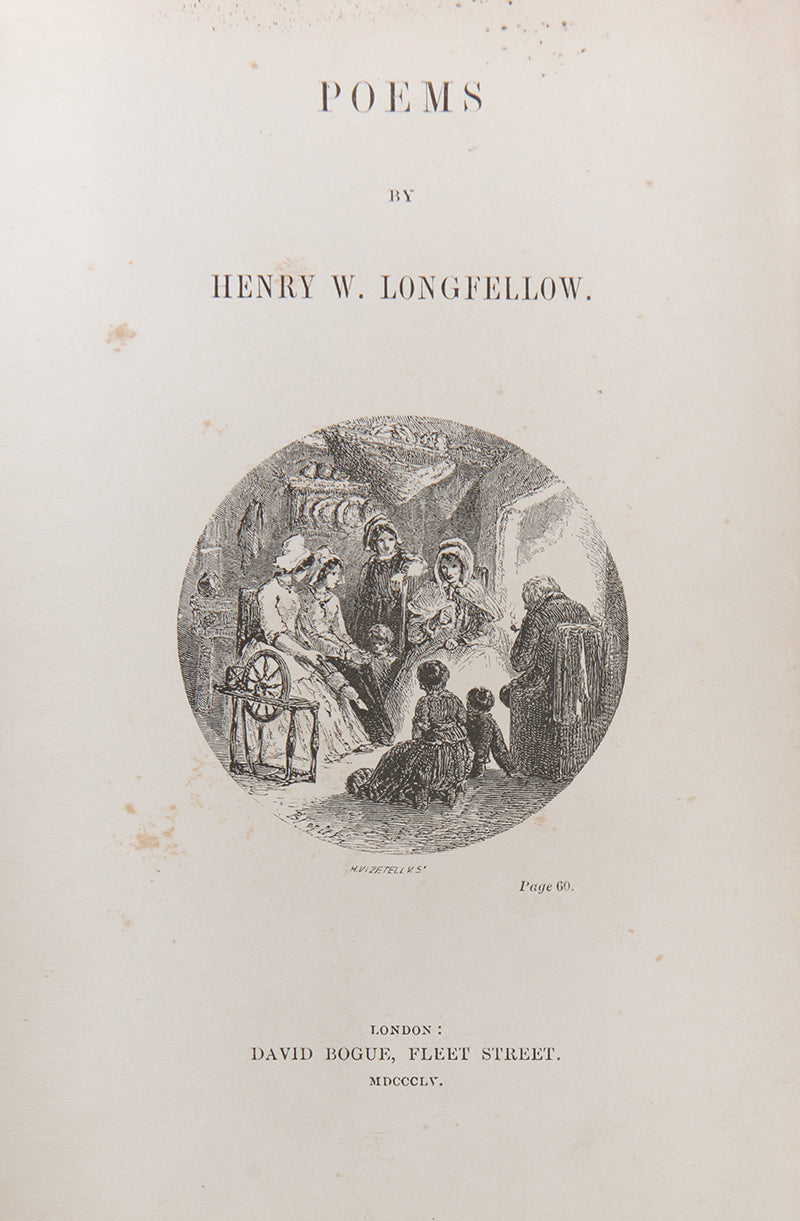 Edition of The Poetical Works of H.W. Longfellow with illustrations, 1854.