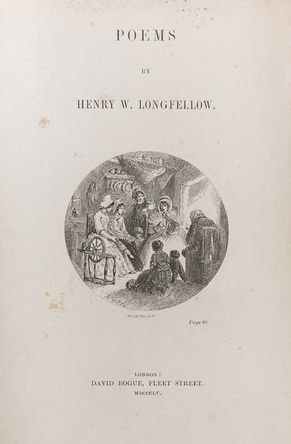 Edition of The Poetical Works of H.W. Longfellow with illustrations, 1854.