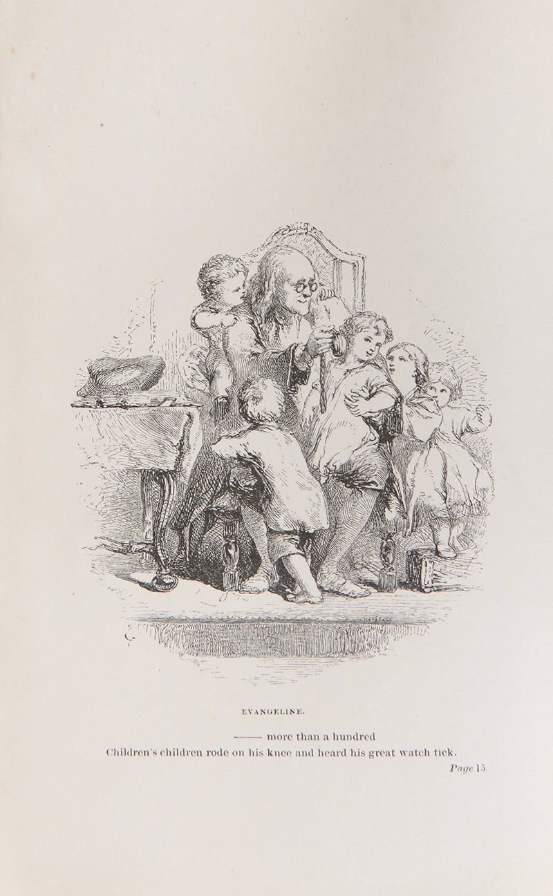 Edition of The Poetical Works of H.W. Longfellow with illustrations, 1854.