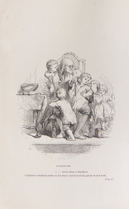 Edition of The Poetical Works of H.W. Longfellow with illustrations, 1854.