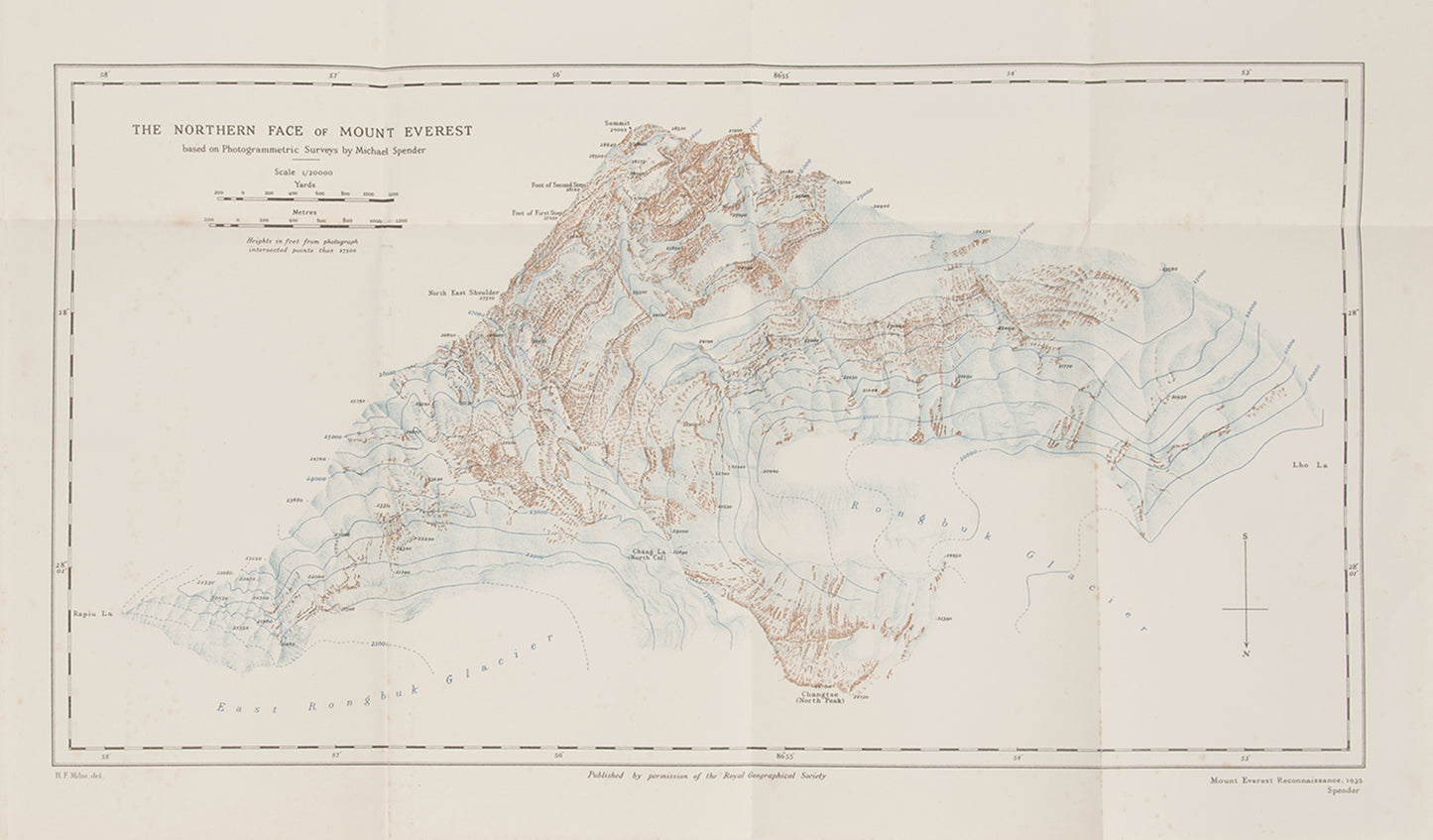 Ruttledge's account of the 1935 and 1936 unsuccessful expeditions to Mount Everest. 