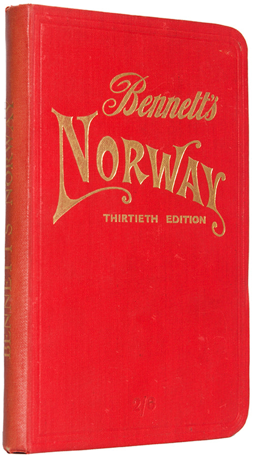 Unusual guide which also includes Copenhagen adn Gothenburg with rare supplement dated 1920.