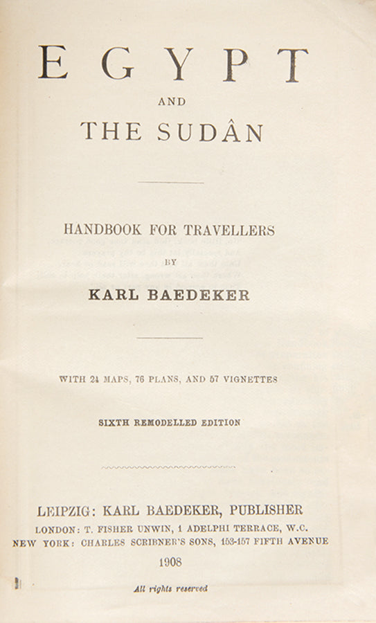New maps include Assuan and Khartoum. 1908.