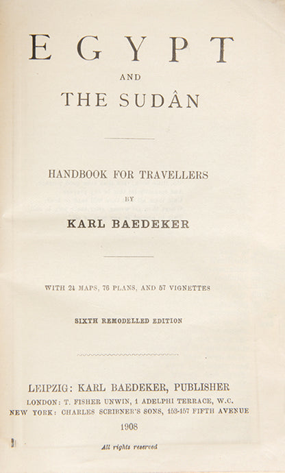 New maps include Assuan and Khartoum. 1908.