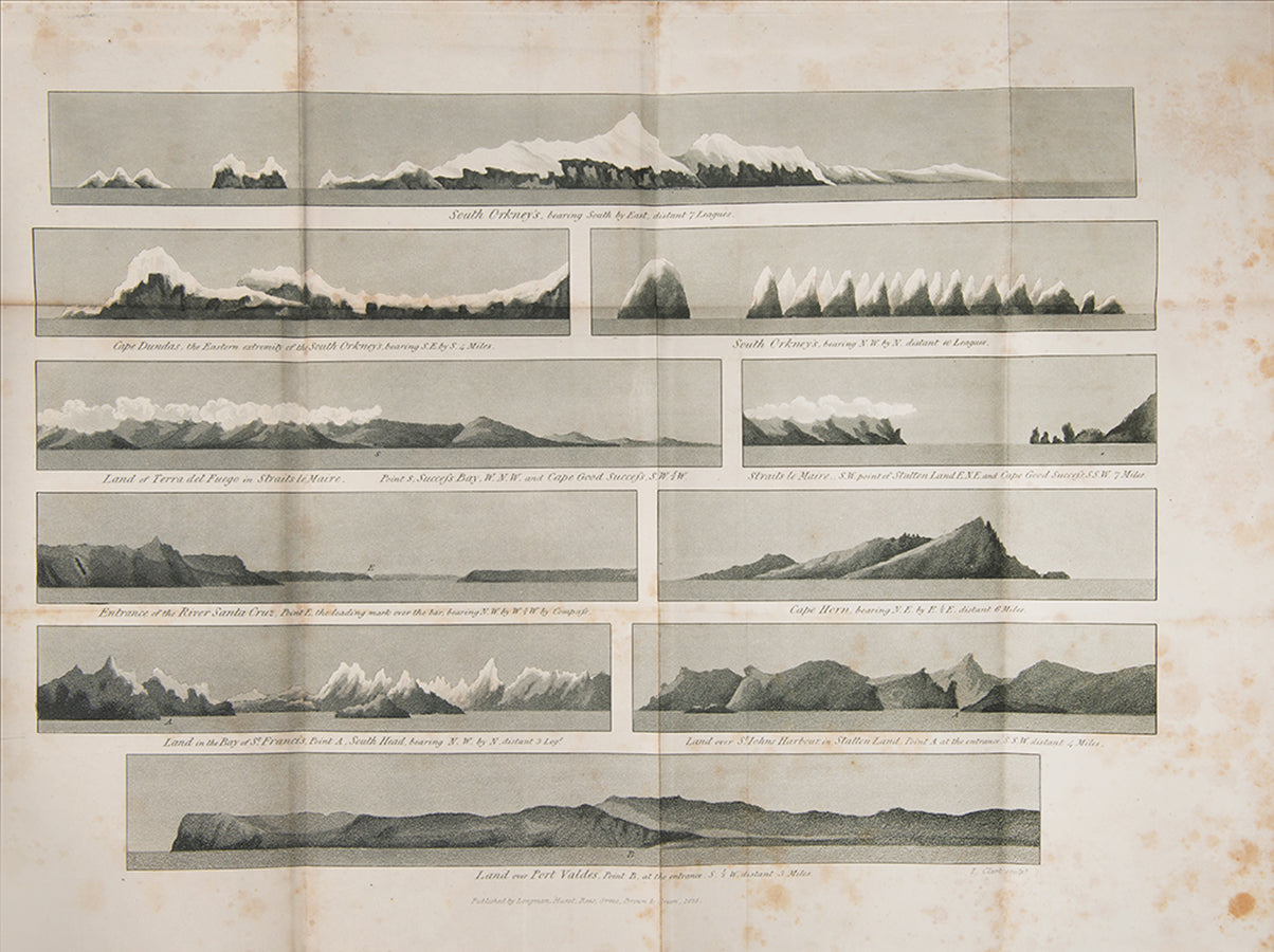 First edition of James Weddell's A Voyage towards the South Pole, one of the first attempts at Antarctica post Cook and the start of modern Antarctic exploration.