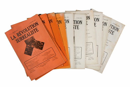 A scarce complete set of La Revolution Surrealiste, the first and most famous surrealist journal, whose first issue marks the official birth of the movement.<br />