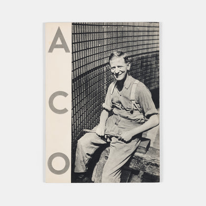 This company book includes Jakob Tuggener's photographs of the machinery in Maschinenfabrik Oerlikon's workshops and the men and women who operate it.