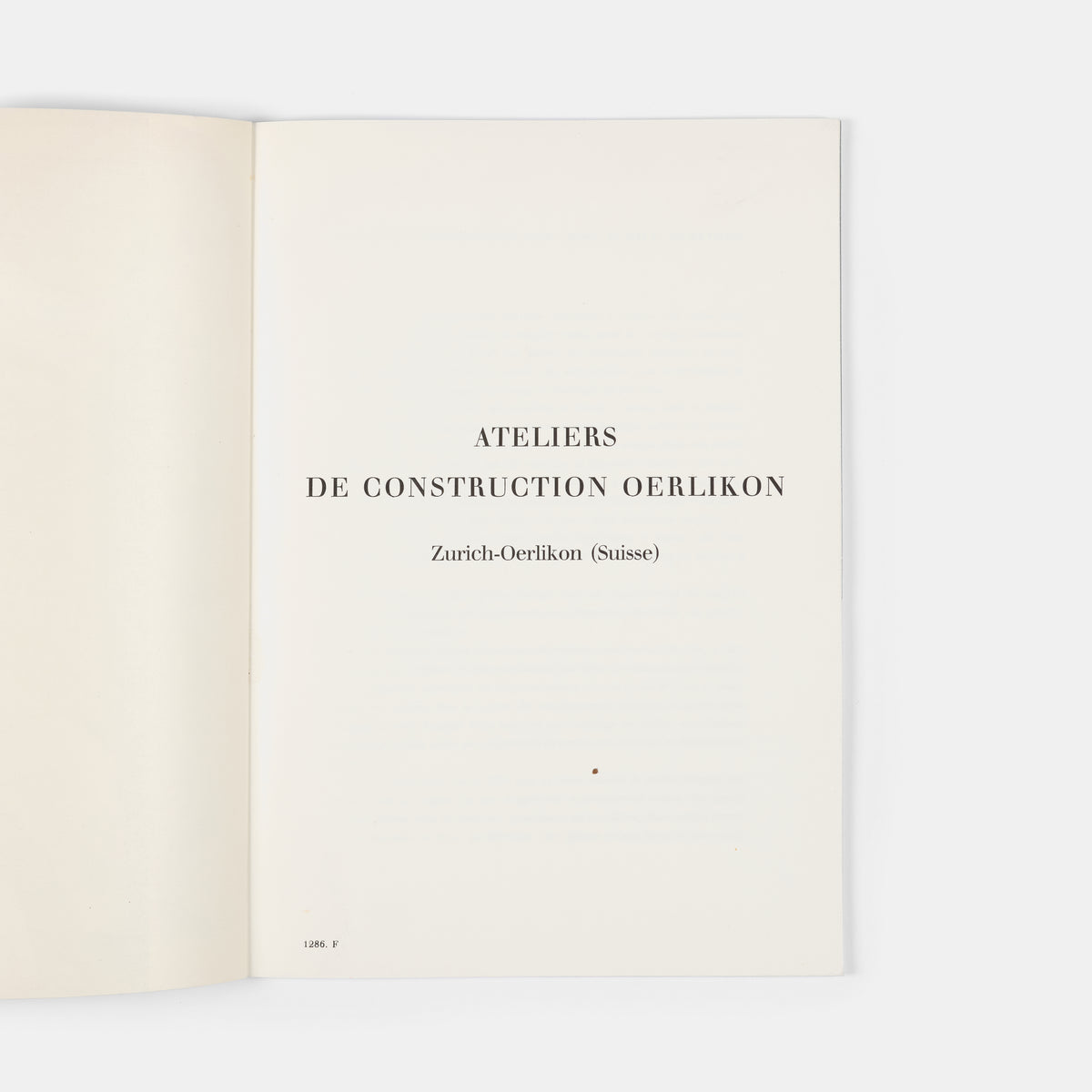 This company book includes Jakob Tuggener's photographs of the machinery in Maschinenfabrik Oerlikon's workshops and the men and women who operate it.