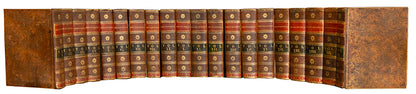 A beautiful set of the third edition of the Encyclopaedia Britannica, complete with the two supplementary volumes, illustrated with 592 engraved plates and maps.