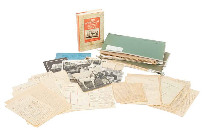 An intimate archive of correspondence between the first and second Arabian Horse Studs in England, Crabbet and Courthouse Farm, from Lady Anne Blunt and her daughter Judith to Henry Vyvyan Musgrave Clark.