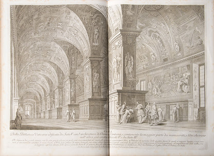 Francescos Panini's Vedute delle Quattro Principali Basiliche e Monumenti di Roma nel XVIII Secolo, with 40 double page engravings, more than the Getty or the Calcografia Nazionale copies.