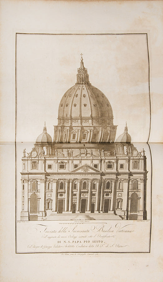 Francescos Panini's Vedute delle Quattro Principali Basiliche e Monumenti di Roma nel XVIII Secolo, with 40 double page engravings, more than the Getty or the Calcografia Nazionale copies.