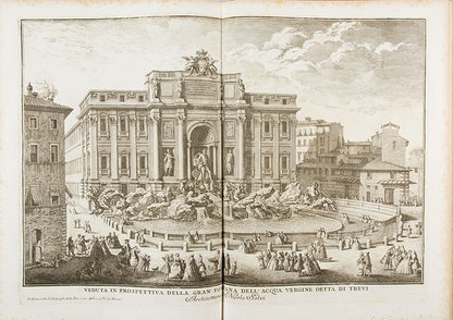 Francescos Panini's Vedute delle Quattro Principali Basiliche e Monumenti di Roma nel XVIII Secolo, with 40 double page engravings, more than the Getty or the Calcografia Nazionale copies.