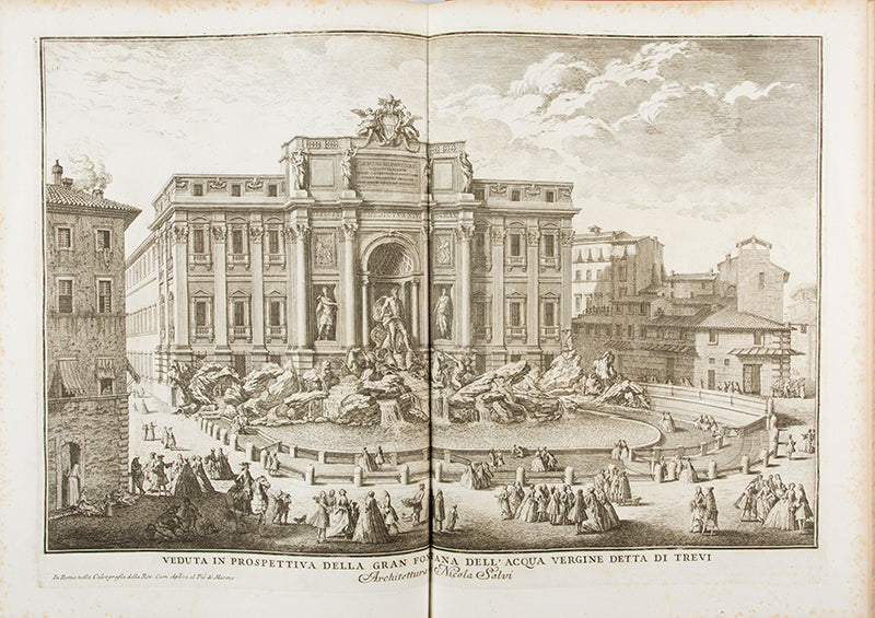 Francescos Panini's Vedute delle Quattro Principali Basiliche e Monumenti di Roma nel XVIII Secolo, with 40 double page engravings, more than the Getty or the Calcografia Nazionale copies.