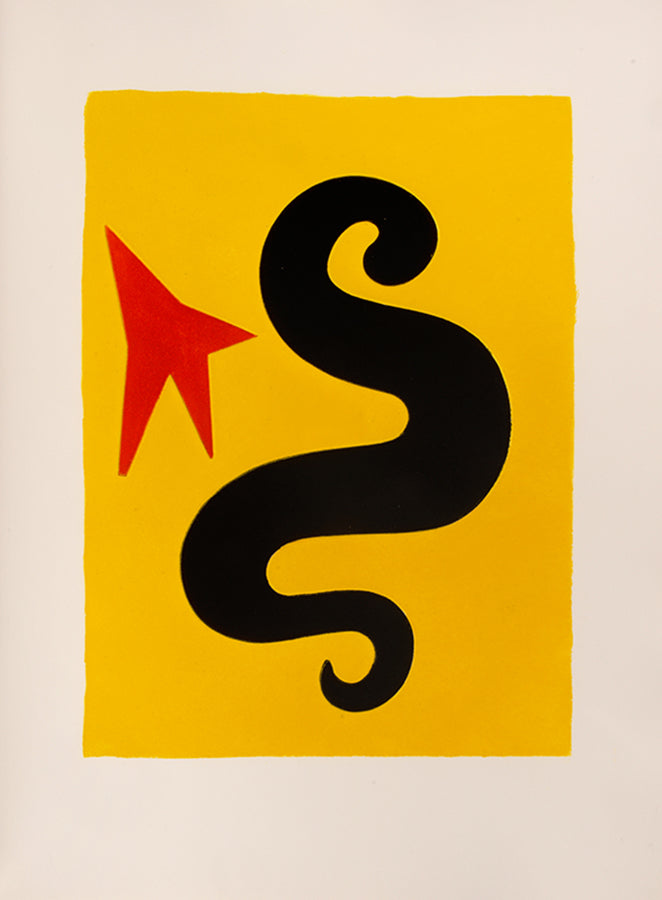 Presentation copy inscribed by Calder to Gerald Cramer. A fine example of the complete portfolio.