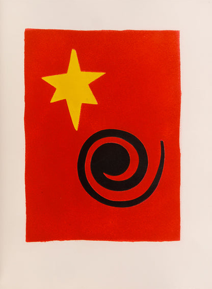 Presentation copy inscribed by Calder to Gerald Cramer. A fine example of the complete portfolio.