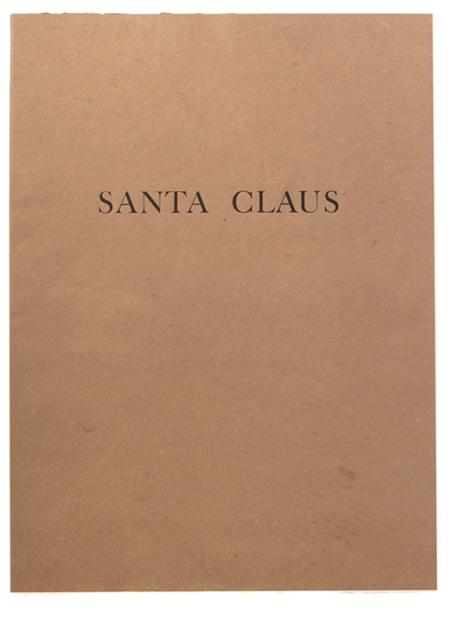 A fine example of the complete portfolio of Calder's illustrations for Cumming's play Santa Claus.