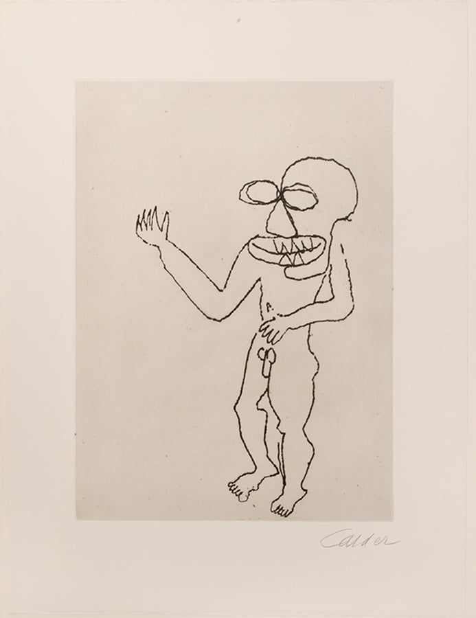 A fine example of the complete portfolio of Calder's illustrations for Cumming's play Santa Claus.