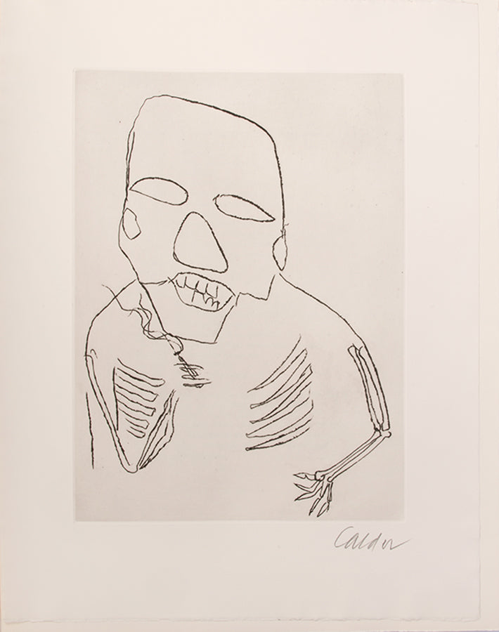 A fine example of the complete portfolio of Calder's illustrations for Cumming's play Santa Claus.
