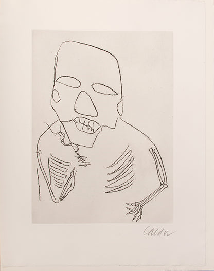 A fine example of the complete portfolio of Calder's illustrations for Cumming's play Santa Claus.