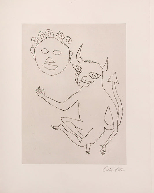 A fine example of the complete portfolio of Calder's illustrations for Cumming's play Santa Claus.