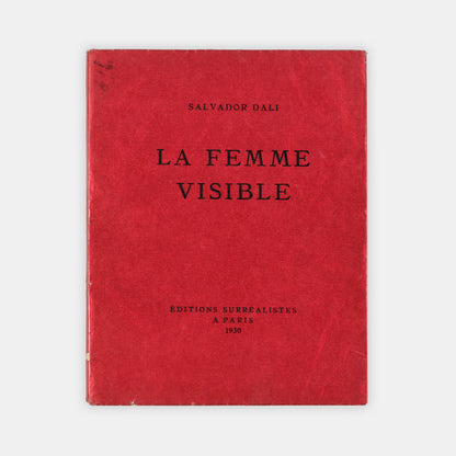 The first edition of Dali's surrealist work, inscribed by the artist.