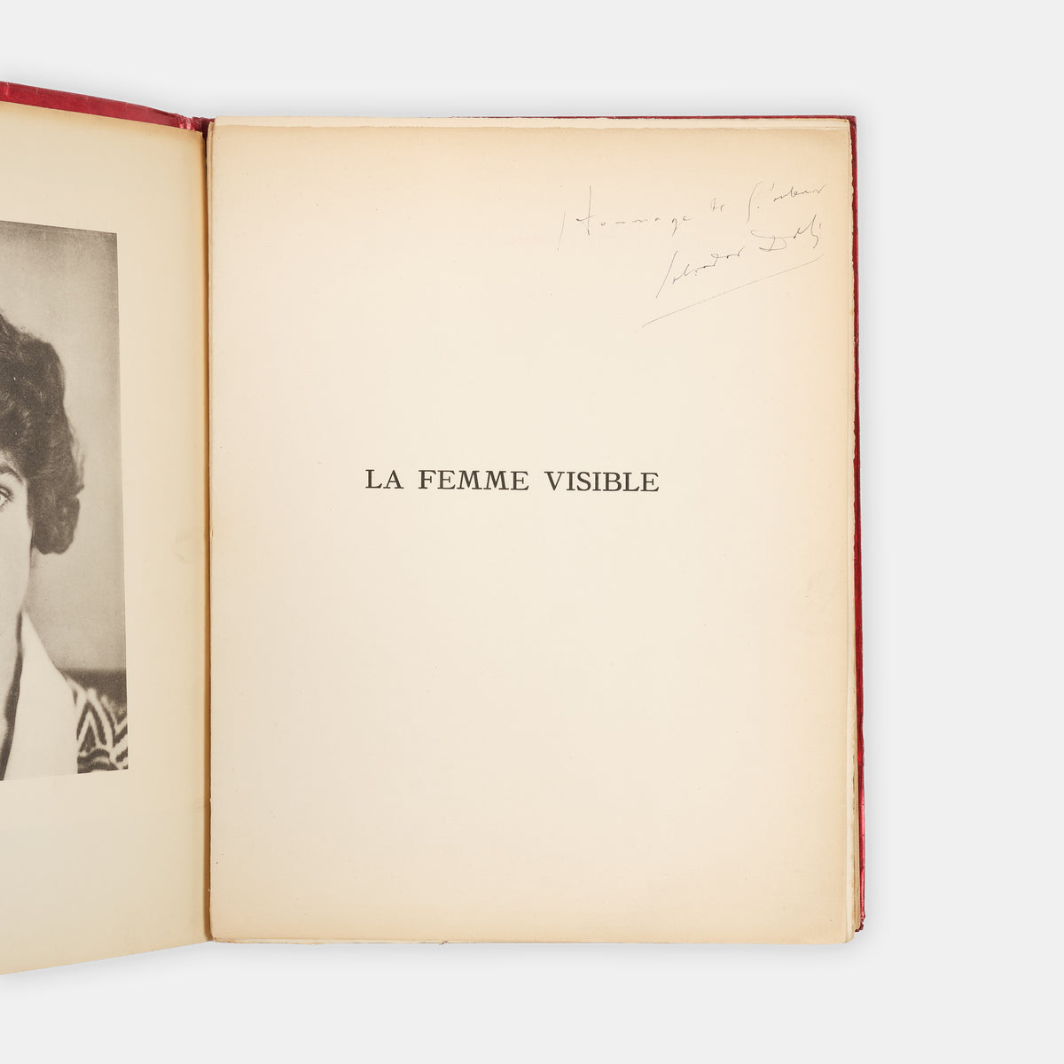 The first edition of Dali's surrealist work, inscribed by the artist.
