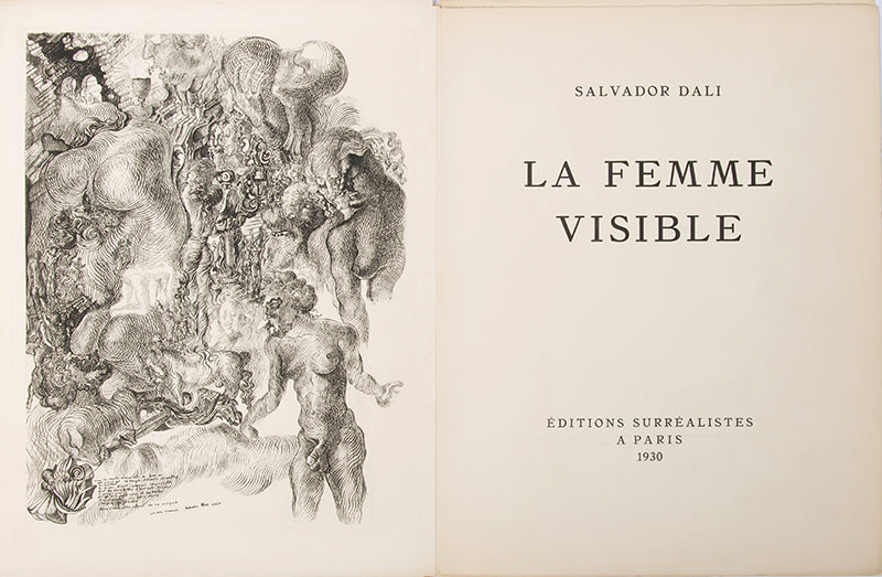 The first edition of Dali's surrealist work, inscribed by the artist.