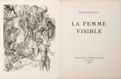 The first edition of Dali's surrealist work, inscribed by the artist.