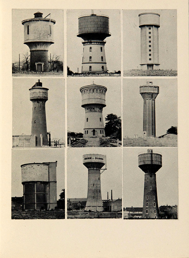 The first Bernd and Hilla Becher catalogue published by a gallery, issued to accompany their first exhibition at Sonnabend, New York.