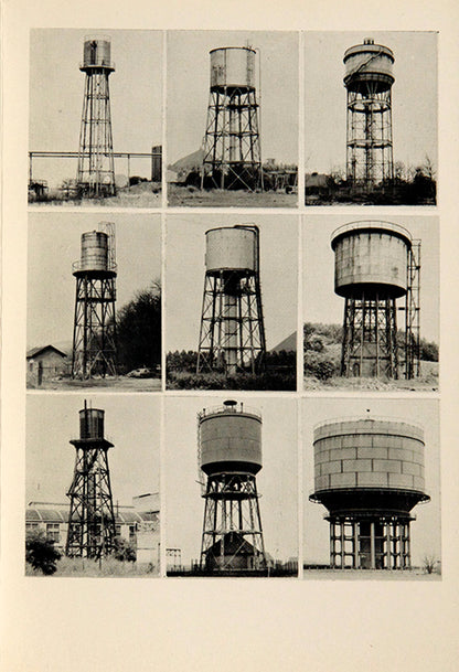 The first Bernd and Hilla Becher catalogue published by a gallery, issued to accompany their first exhibition at Sonnabend, New York.