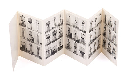 The first Bernd and Hilla Becher catalogue published by a gallery, issued to accompany their first exhibition at Sonnabend, New York.