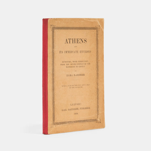 'This reprint from the second edition of Baedeker's Handbook to Greece (1894) is intended for sale solely within the kingdom of Greece.'