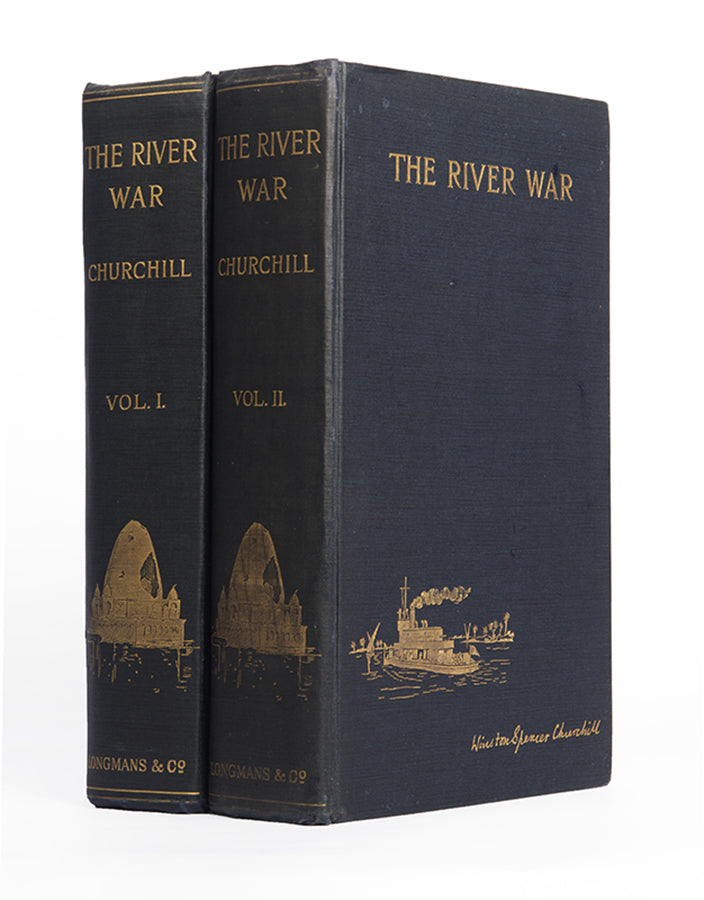 First edition, first issue, of Winston Churchill's The River War, his second work and a lovely copy.