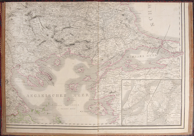 First French edition of Helmuth Moltke's Campagnes des Russes dans la Turquie, his history of the Russo-Turkish War of 1828–1829, with the rare atlas volume.