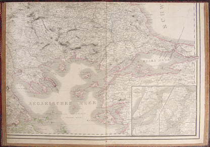 First French edition of Helmuth Moltke's Campagnes des Russes dans la Turquie, his history of the Russo-Turkish War of 1828–1829, with the rare atlas volume.